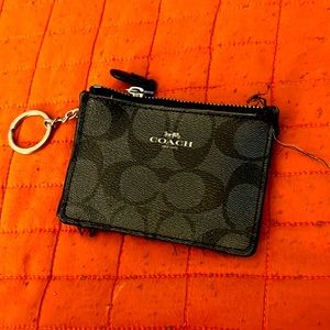 Coach card/coin holder
